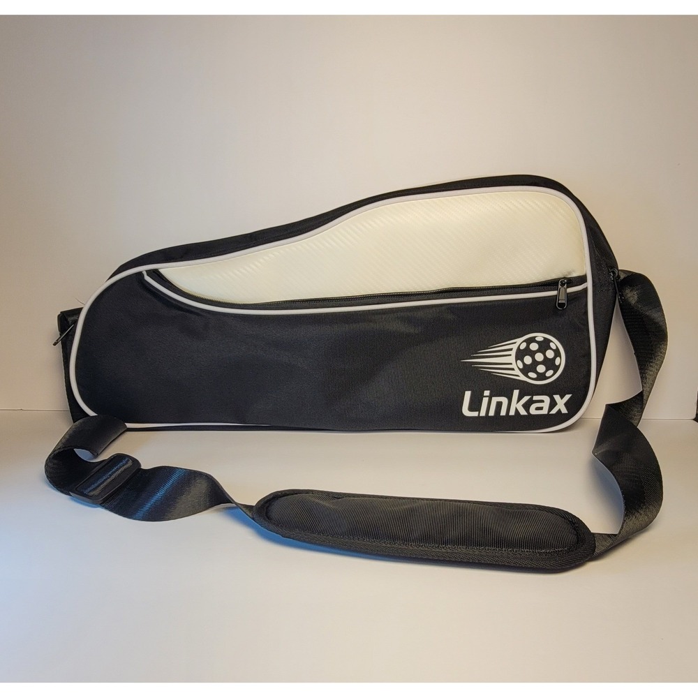 Linkax Pickleball Bag Portable Racquet Carrier Black‎ White Sport Accessory